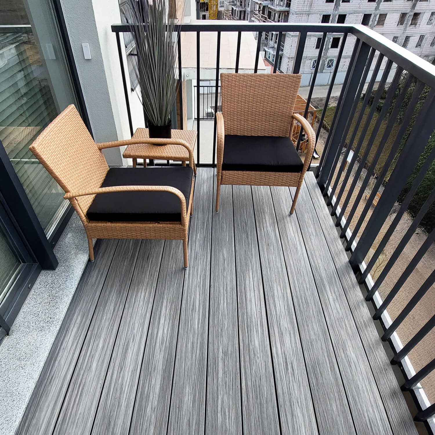 Deska Tarasowa Kompozytowa Premium Gray / Antracyt – dł. 4 m