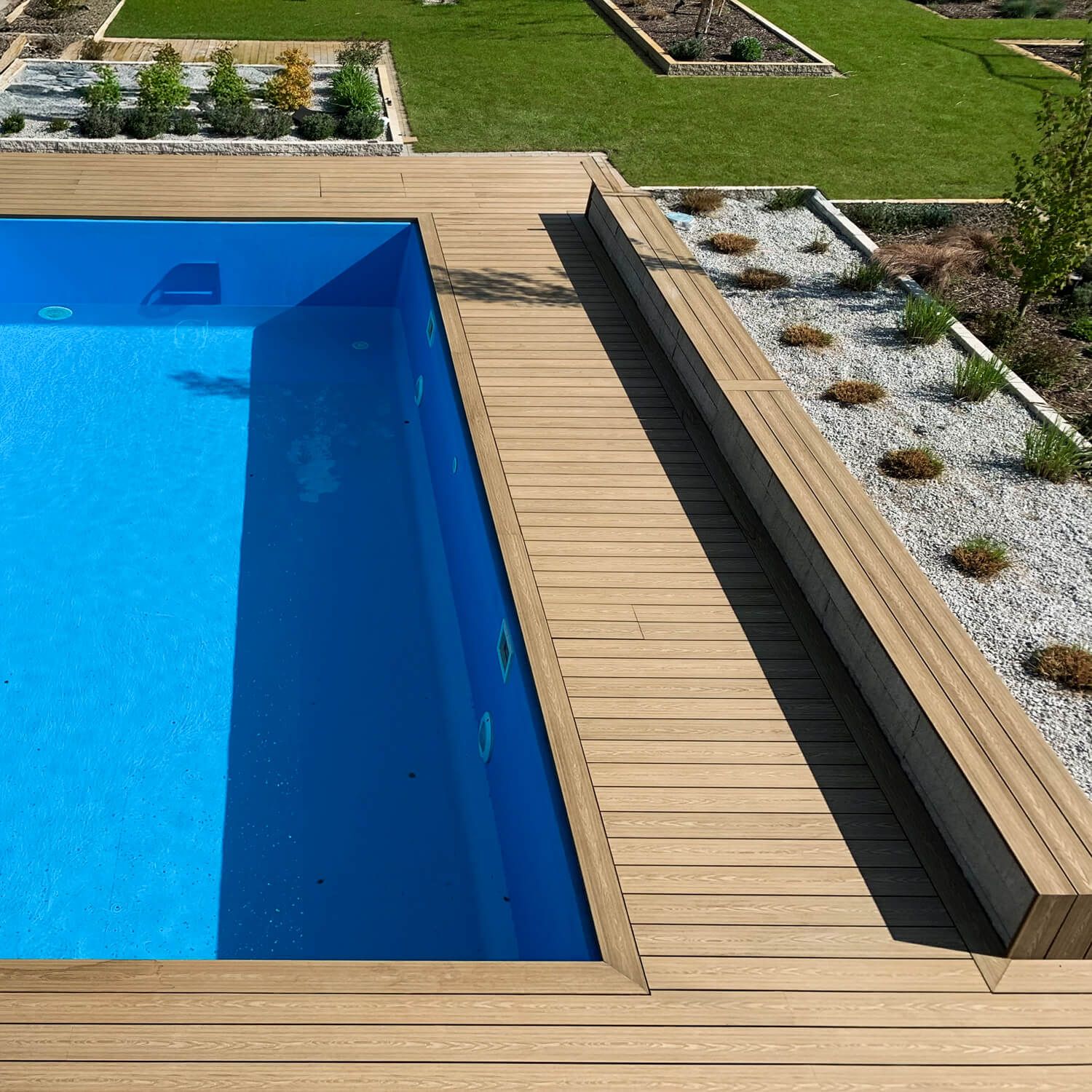 Deska Tarasowa Kompozytowa 3D Miodowy Teak - dł. 4 m