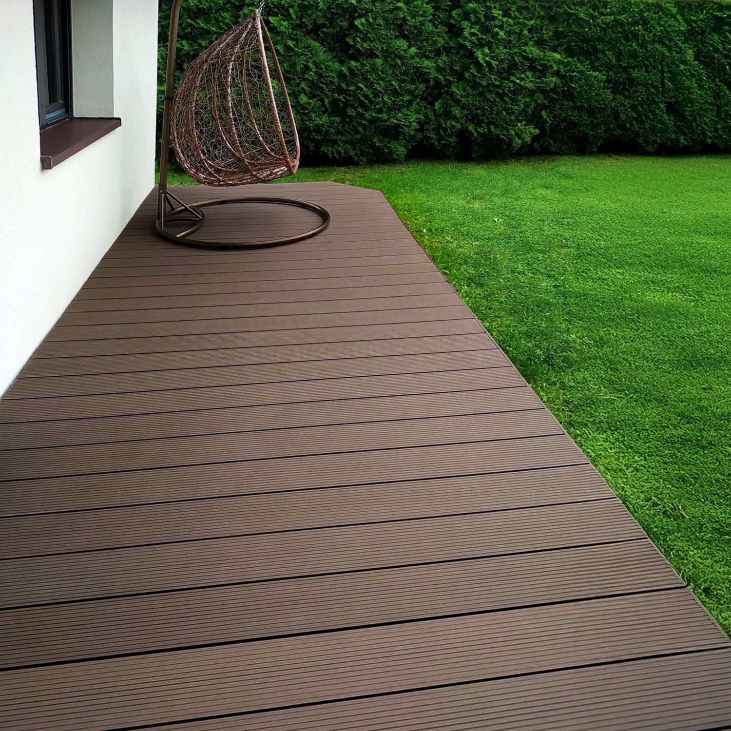 Deska Tarasowa Kompozytowa Standard 15 Brąz – dł. 3,5 m