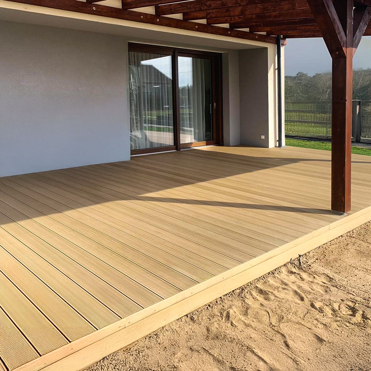 Deska Tarasowa Kompozytowa Standard 15 Miodowy Teak – dł. 4 m