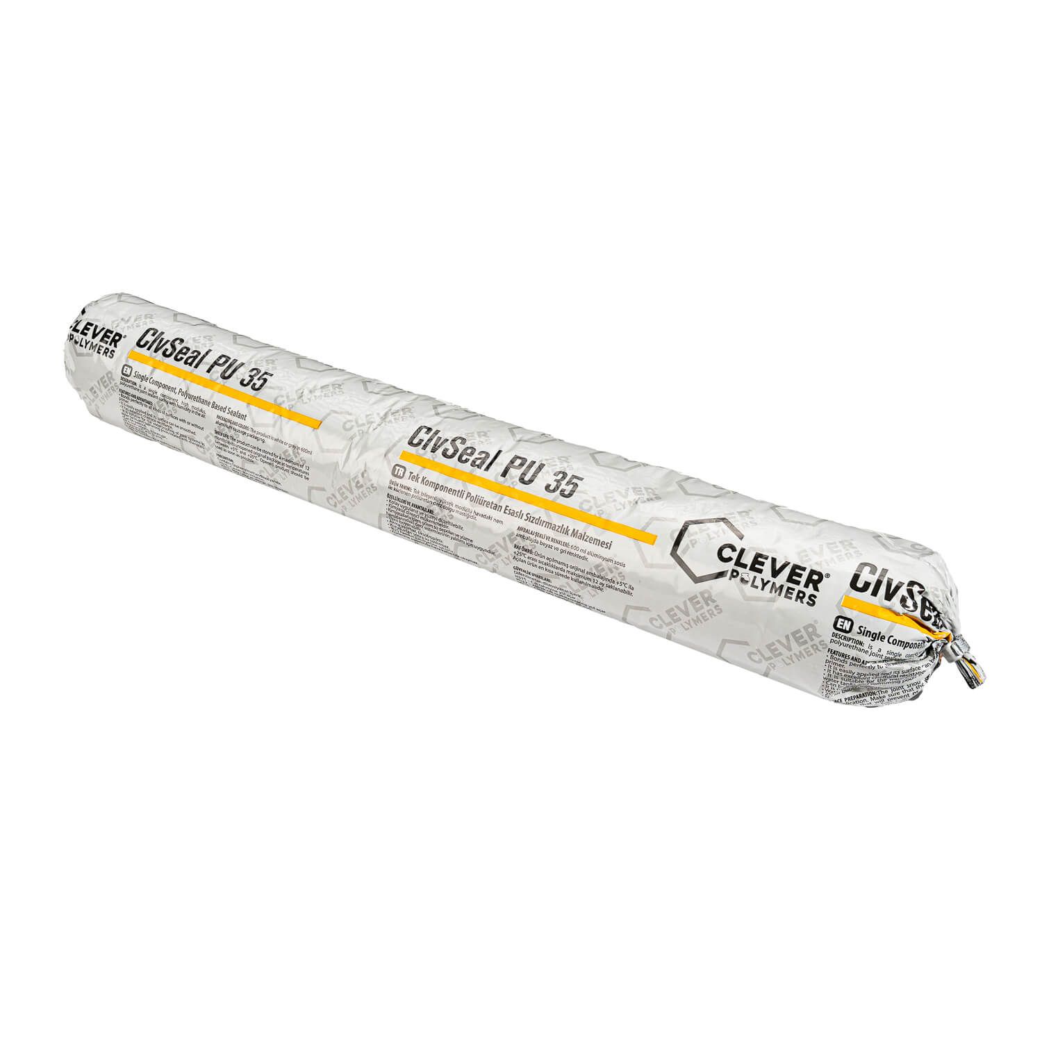Jednokomponentní polyuretanový tmel CLEVER ClvSeal PU35 – 0,7 kg (600 ml)