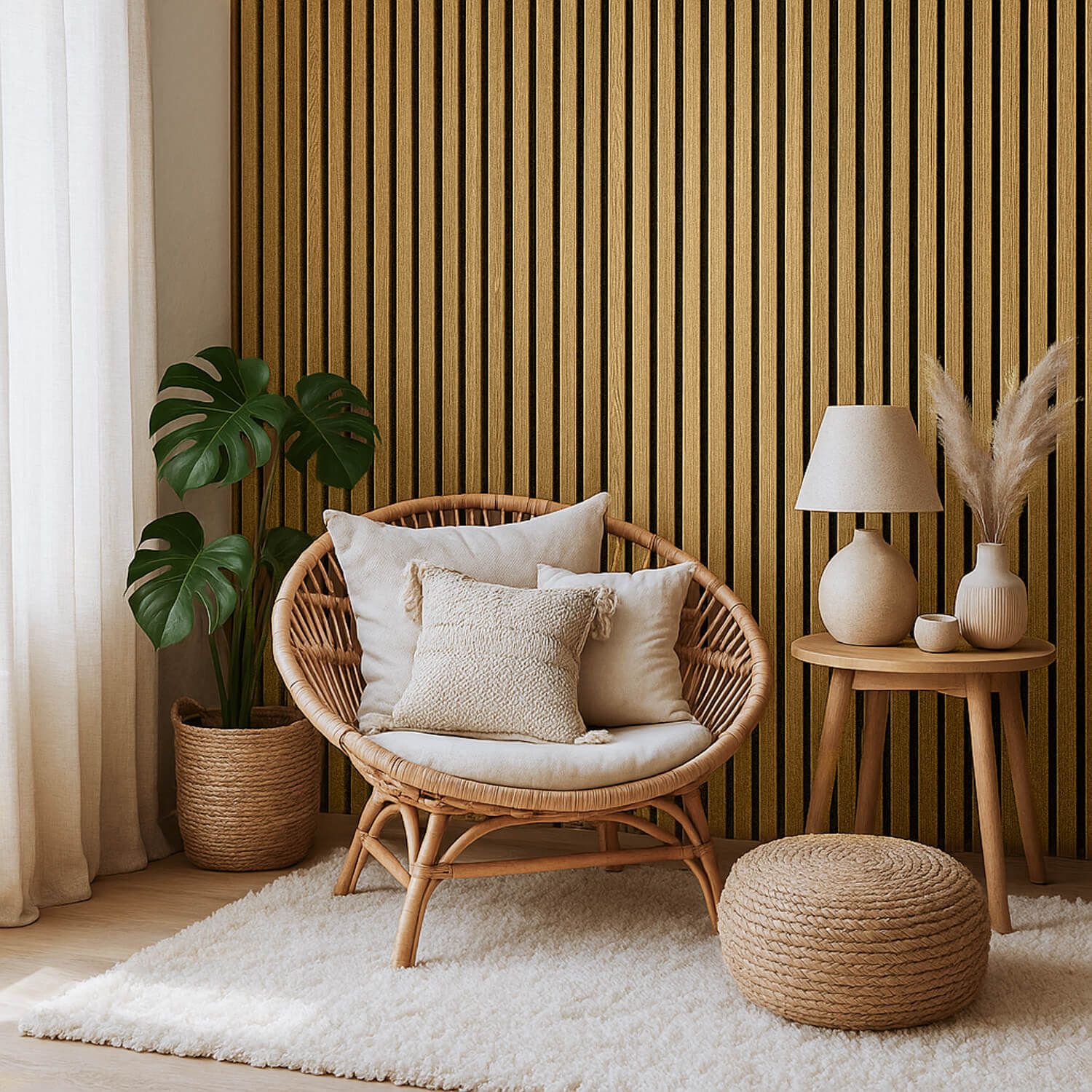 Akustické lamely na filcu – vzorek (na výběr)