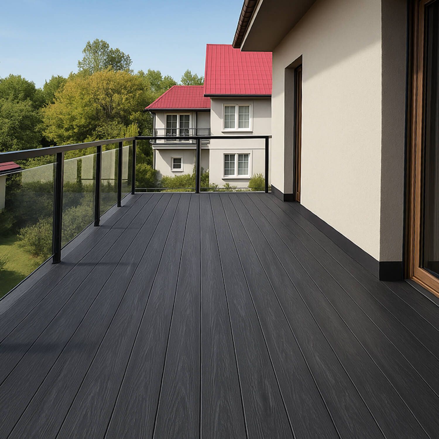 Deska Tarasowa Kompozytowa Solid Premium Antracyt – dł. 3 m