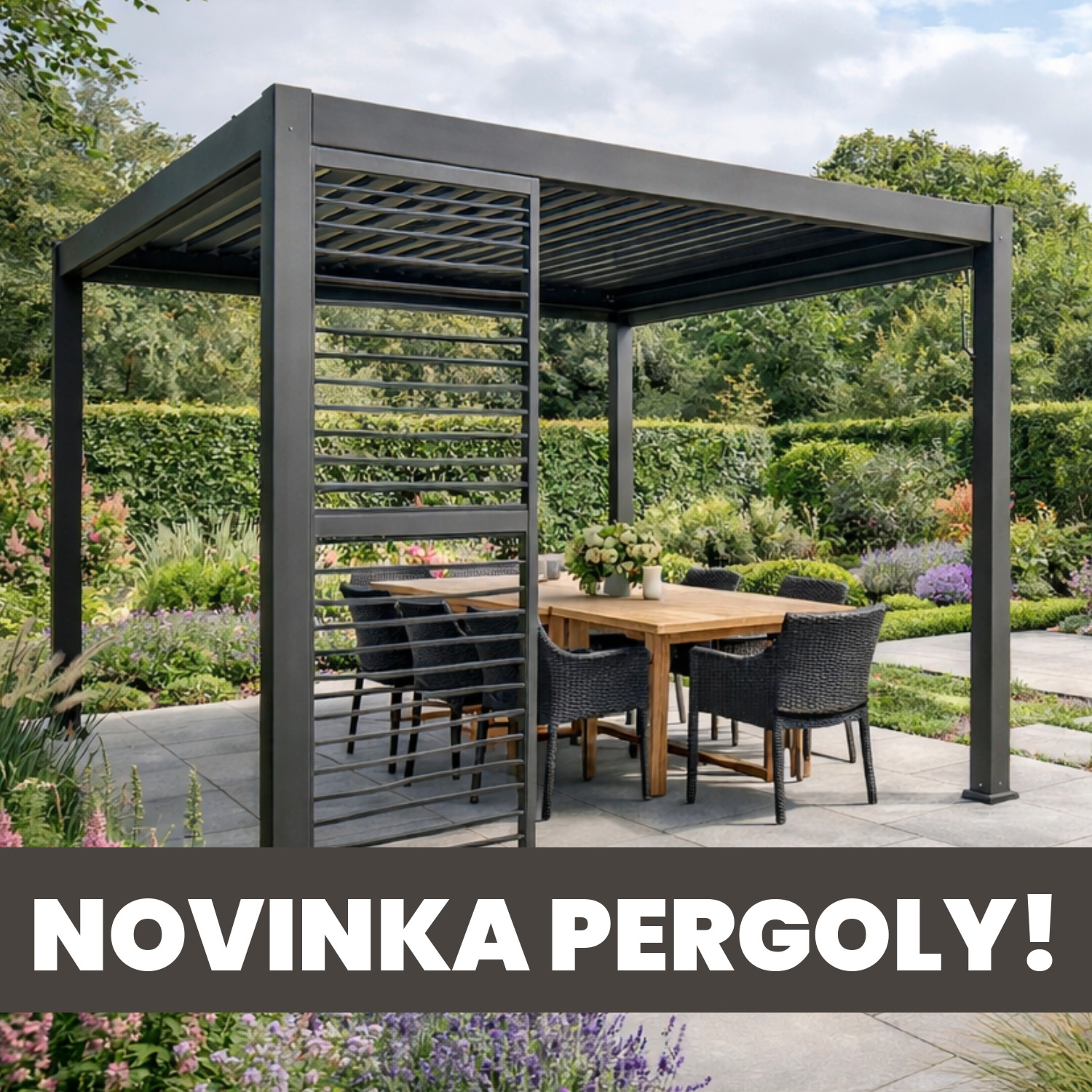 Moderní pergoly – komfortní prostor u vašeho domu po celý rok