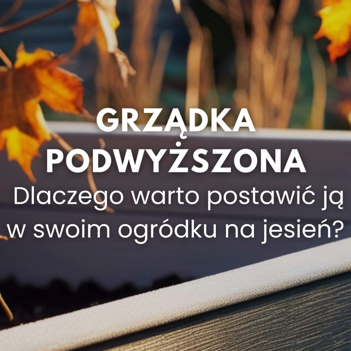 Podzimní čas pro kreativní zahradní projekty – využijte nastavitelnou spojku s kotvou pro vyvýšené záhony