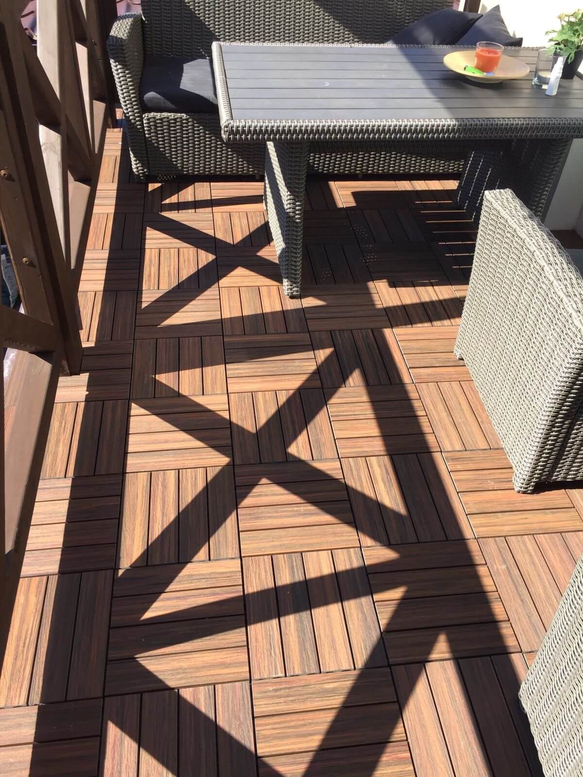 Balkón - Terasové prkno WPC Premium Redwood