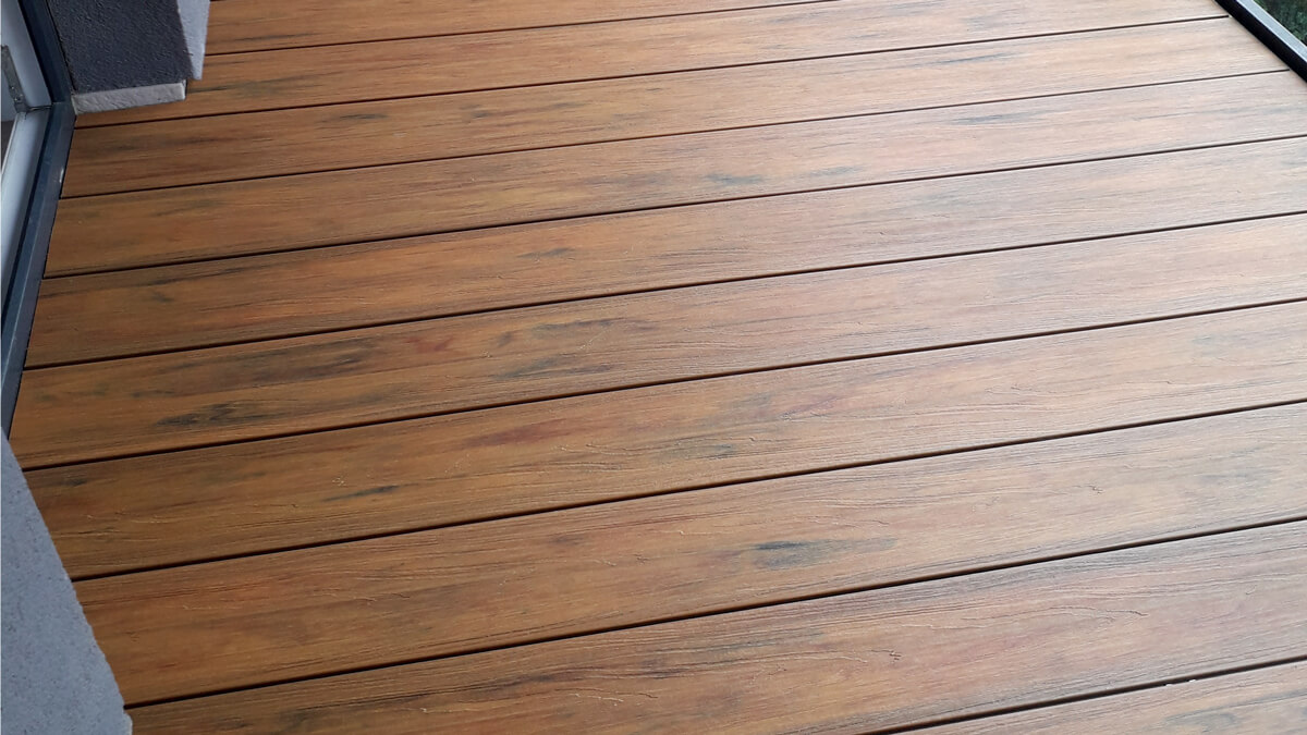 Balkón - Terasové prkno WPC Premium Amber