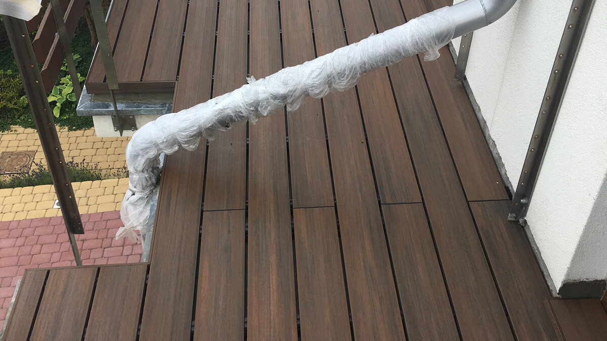 Balkón - Terasové prkno WPC Premium Teak