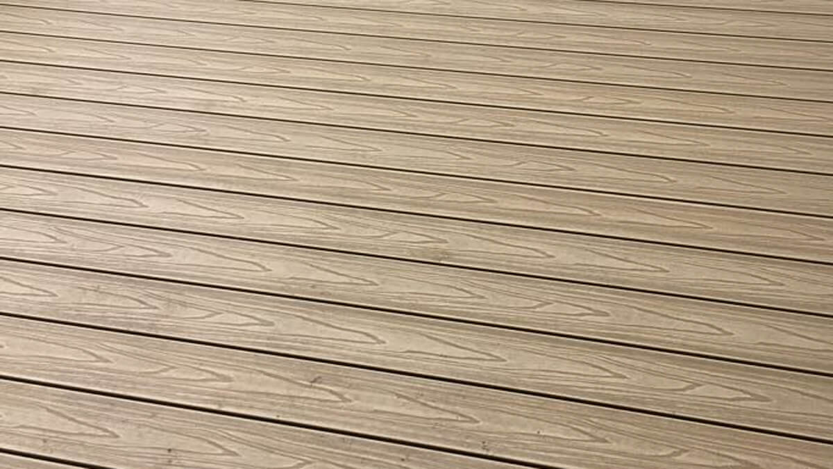 Balkon s kompozitních terasových prken 3D Medový Teak