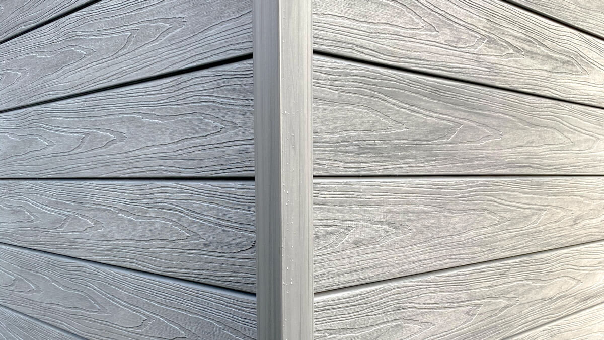 Zahradní domek na nářadí – Venkovní lamelový obklad Premium Gray