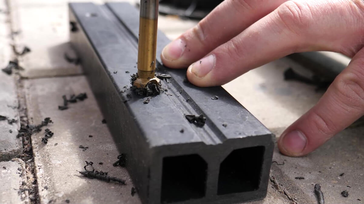 Montáž kompozitního prkna Premium Antique