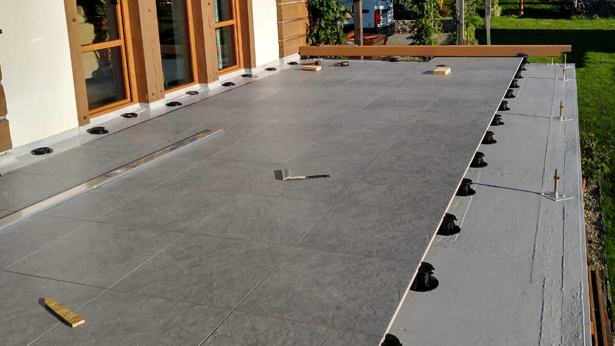 Terasa - Kameninové dlaždice Sierra Gray