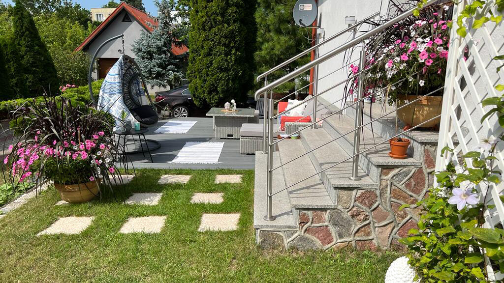 Terasové uspořádání - Terasové prkno WPC 3D Šedý