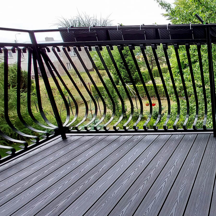 3D balkon Antracit – elegance a odolnost v jednom