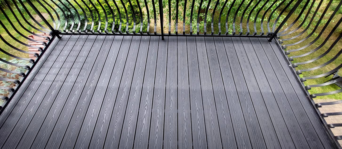 3D balkon Antracit – elegance a odolnost v jednom