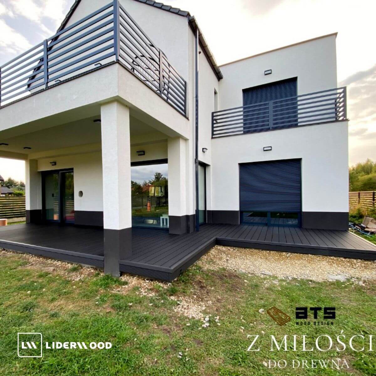 Kompozitní terasová deska Standard Antracit – ideální dokončení vaší terasy