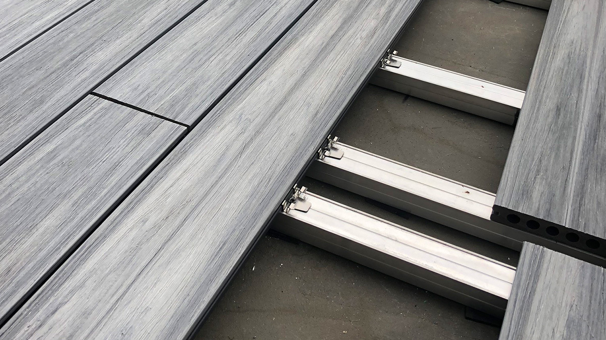 Montáž kompozitního prkna Premium Gray/Antracit