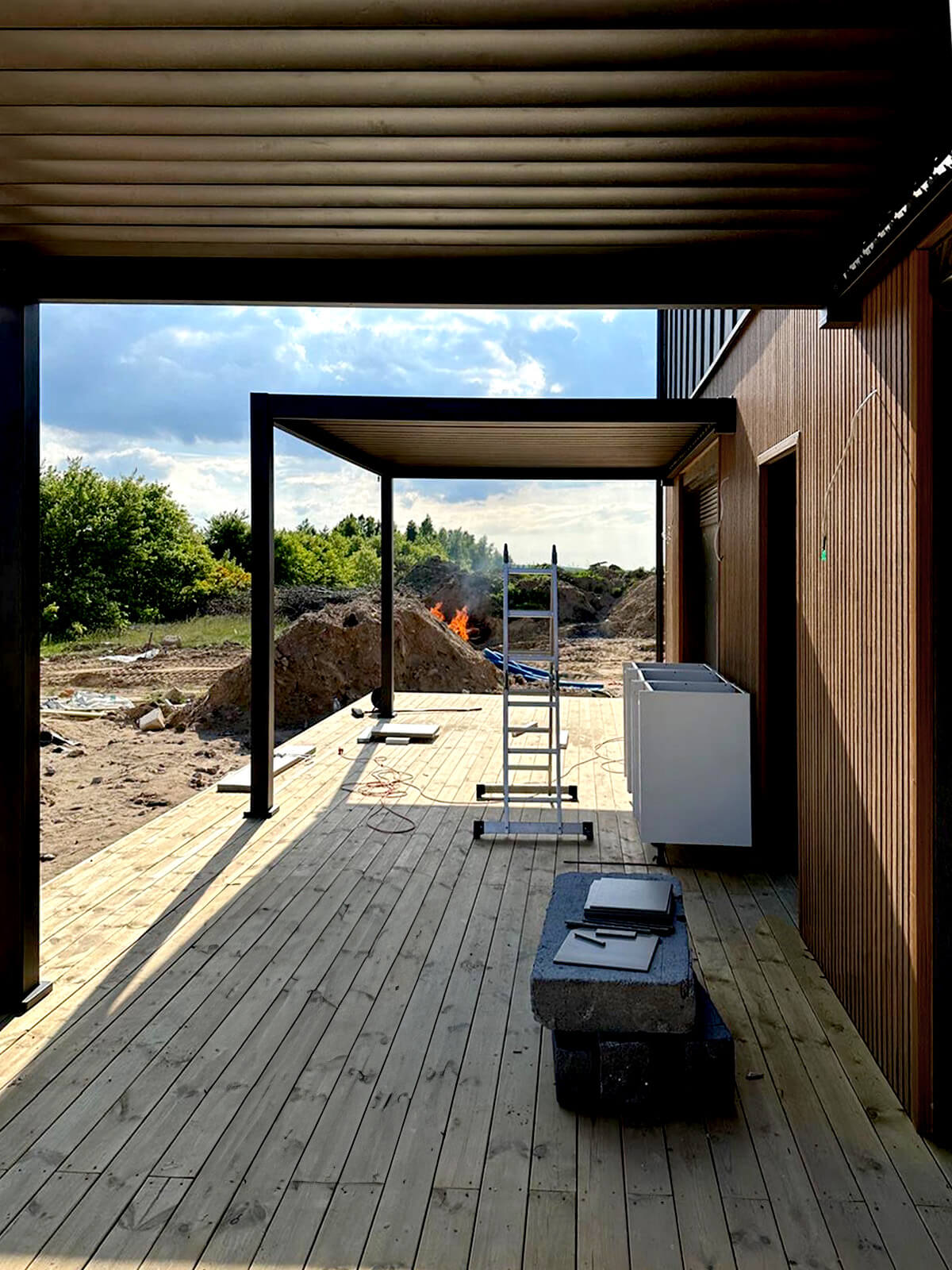 Prémiové fasádní lamely Dub Winchester – lamelová fasáda