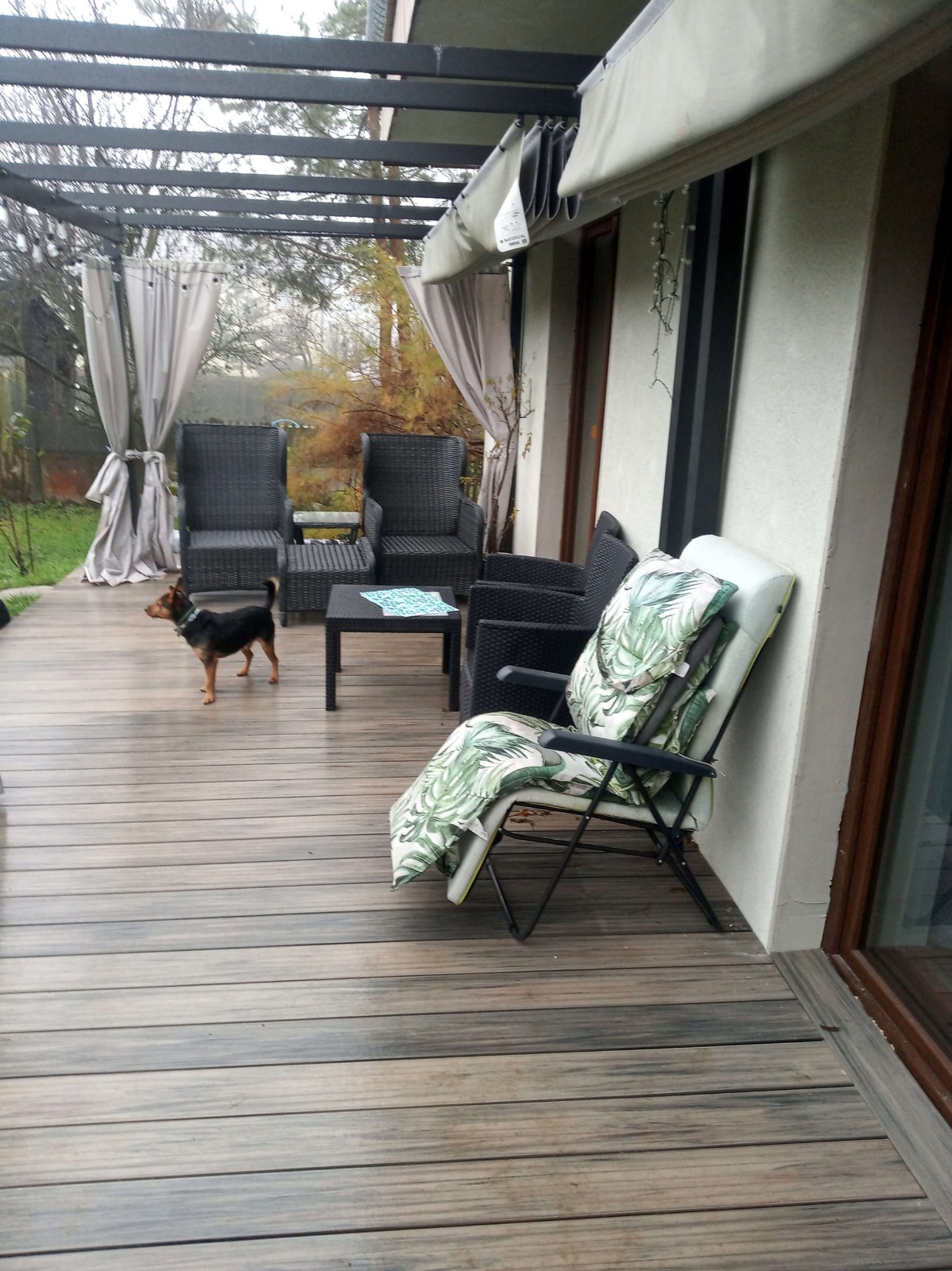 Nízká terasa z kompozitní desky Premium Antique