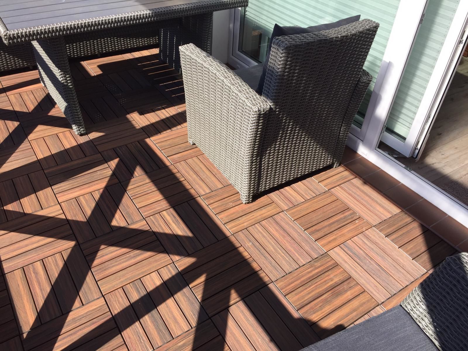 Balkón - Terasové prkno WPC Premium Redwood