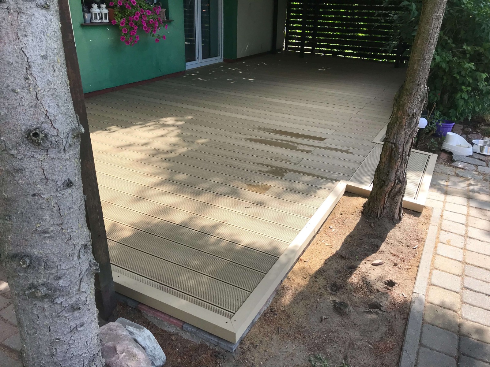 Terasa z kompozitních desek Standard Medovy Teak