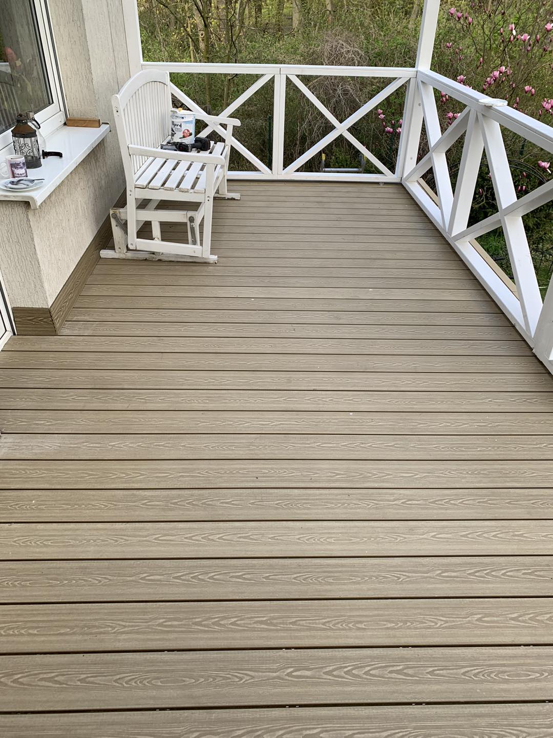 Terasa Honey Teak 3D – rustikální elegance