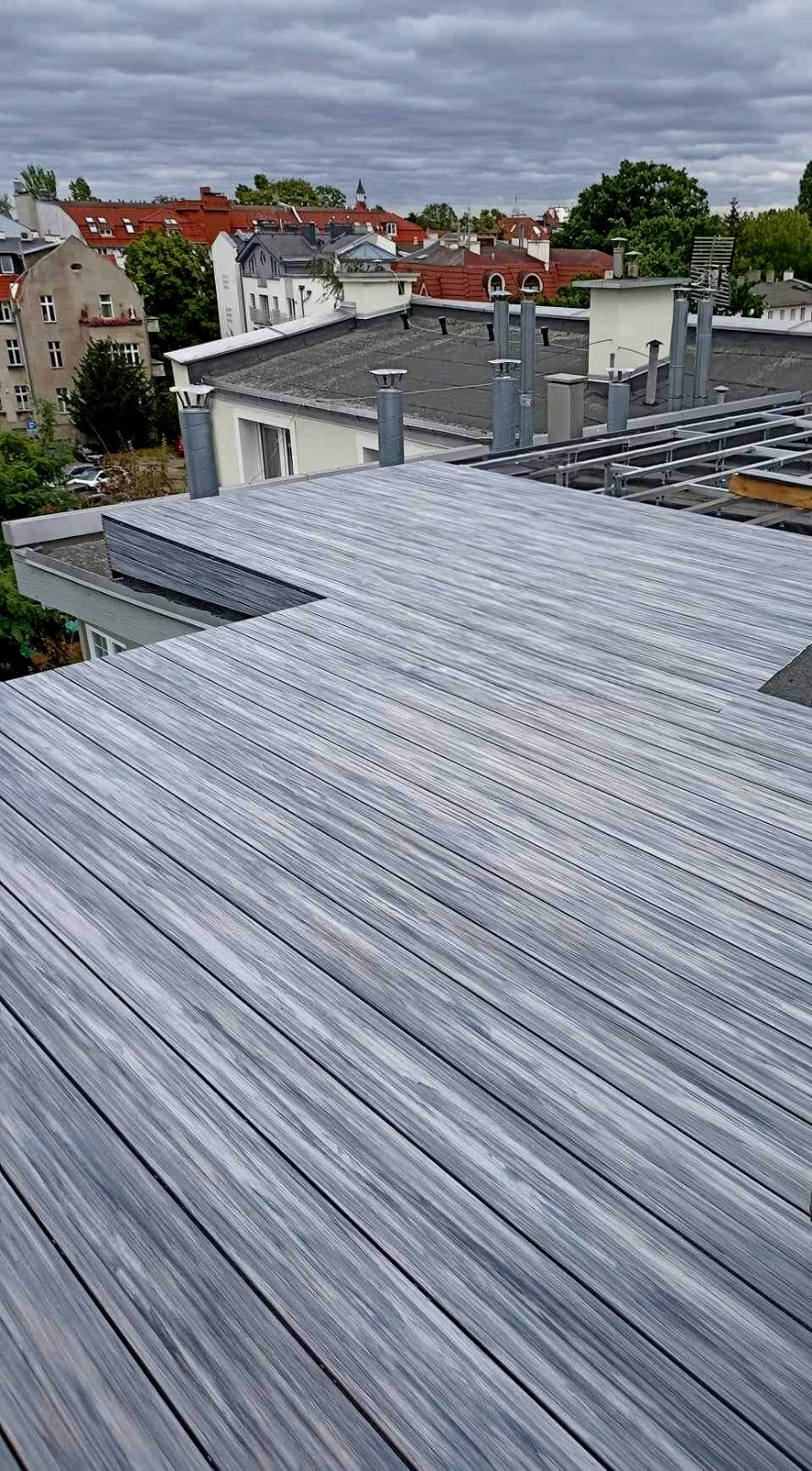 Střešní terasa Terasové prkno WPC Premium Gray