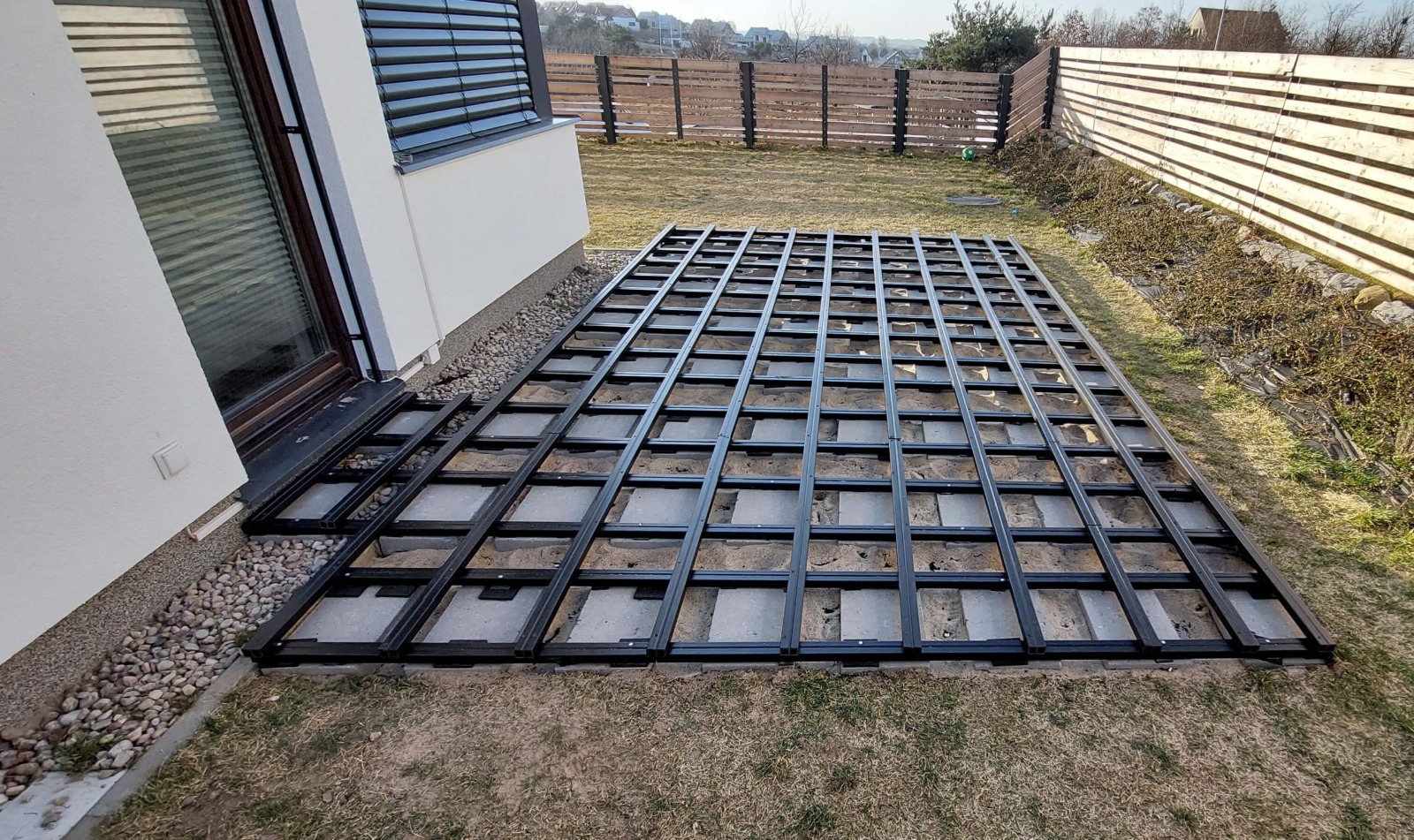 Velká terasa - Terasové prkno WPC Premium Redwood