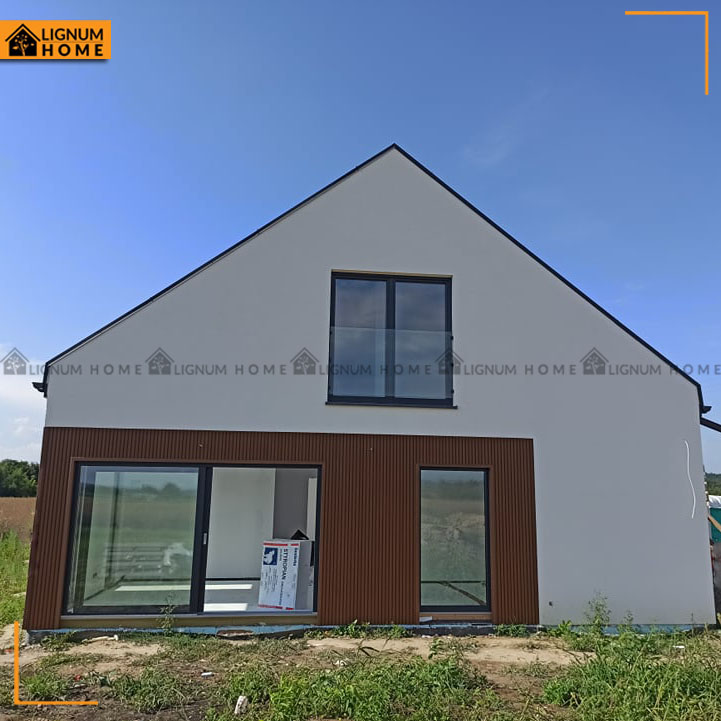 Obklad z lamelových fasádních prken Premium Teak