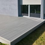 realizacja tarasu z deski kompozytowej standard jasny szary 2