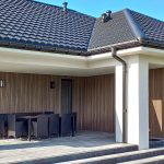 realizacja elewacji z lameli kompozytowych antique premium