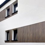 realizacja elewacji z lameli kompozytowych antique premium