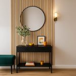 wizualizacja lameli wewnętrznych akustycznych dab jasny 32x32