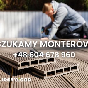 montaż tarasu dystrybutor deski kompozytowe monterzy poszukiwani