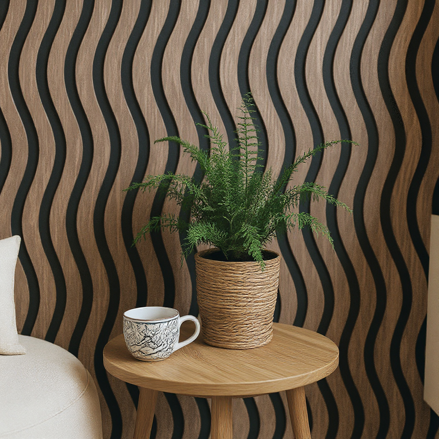 wizualizacja Lamele ścienne akustyczne na filcu S-Line Dąb Ciemny Fornir 2,1 x 30,5 cm (2) wizualizacja Lamele ścienne akustyczne na filcu S-Line Dąb Ciemny Fornir 2,1 x 30,5 cm (1)