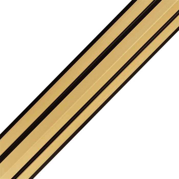 Deska Kompozytowa Narożna Lamelowa DUO Light Oak Czarny