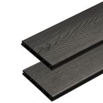 Terasové prkno WPC 3D Classic 2.0 Antracit - 1 m