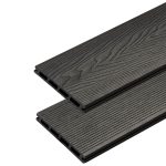 Terasové prkno WPC 3D Classic Antracit - 2,2 m
