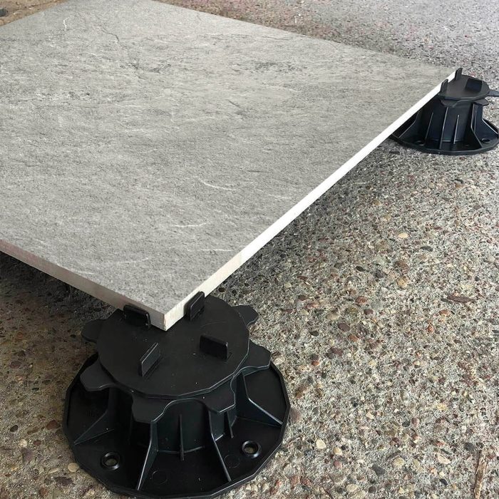 Keramická Dlažba na Terasu Quarzo Silver Gray 60x60x2 cm - Image 2