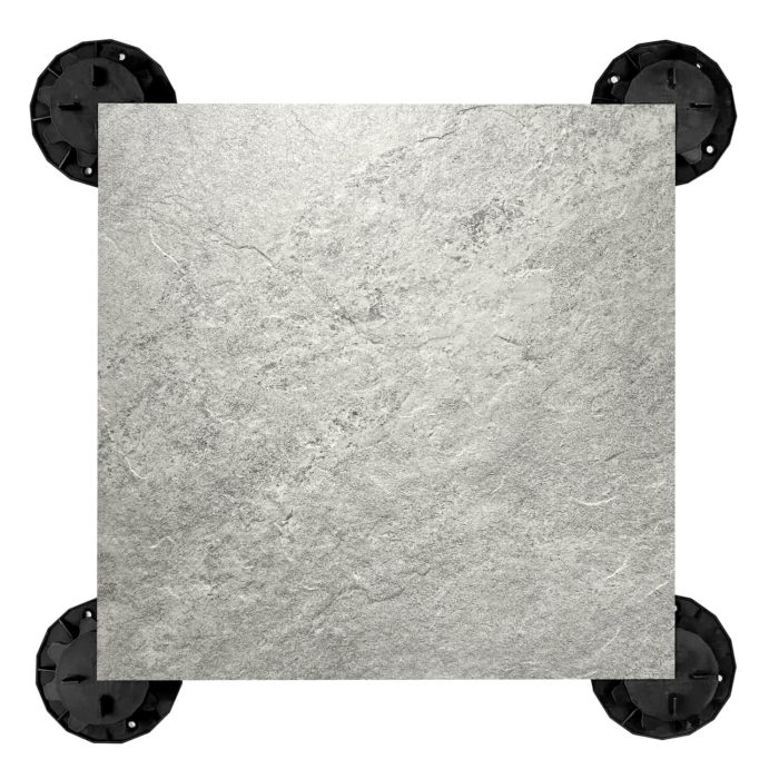 Keramická Dlažba na Terasu Quarzo Silver Gray 60x60x2 cm - Image 3