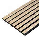 Akustický Panel Lamelový na Plsti Světlý Dub 2,1 x 30,5 cm – 2,7 m - Obrázek 4
