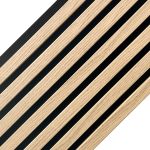 Akustický Panel Lamelový na Plsti Světlý Dub 2,1 x 30,5 cm – 2,7 m - Obrázek 2