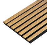 Akustický Panel Lamelový na Plsti Zlatý Dub 2,1 x 30,5 cm – 2,7 m - Image 4
