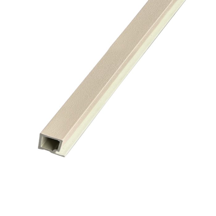Startovací Lamelová Lišta Brokát Ecru 2,4 x 2,4 cm - 2,7 m - Obrázek 1