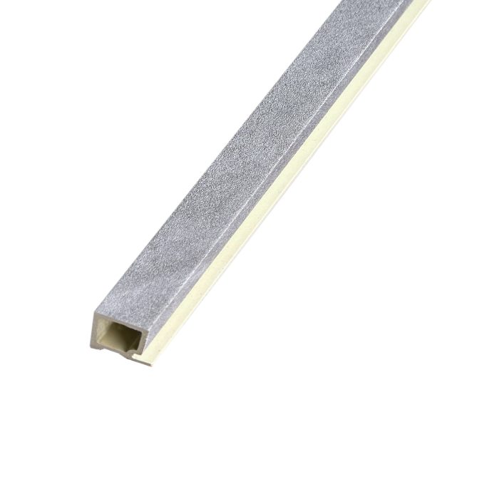 Startovací Lamelová Lišta Brokát Šedý 2,4 x 2,4 cm - 2,7 m - Obrázek 1