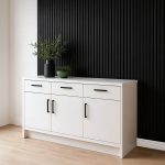 Dekorativní Panel Lamelový Brokát Černý 2,4 x 16,8 cm – 2,7 m - Obrázek 7